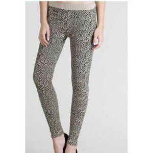 Nikibiki tan black knit leggings OS